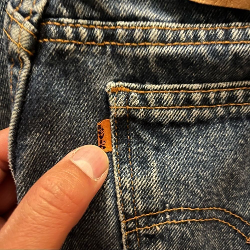 Vintage Levi’s Orange Tab 9922 Jeans (16 Short) (Made in USA 🇺🇸) 👖 - Picture 4 of 12